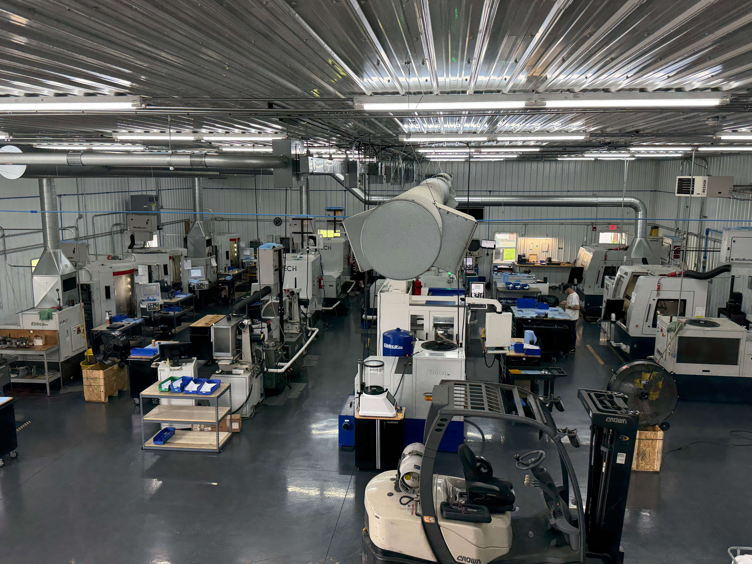 Inside the Extramet Products tungsten carbide manufacturing plant in Latrobe, Pennsylvania