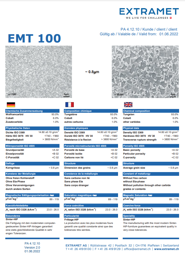 Datenblatt EMT-100