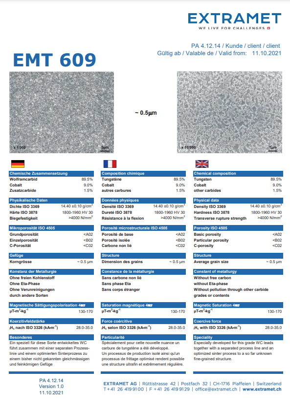 Datenblatt EMT-609