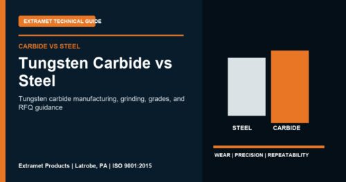 Tungsten Carbide vs Steel - Extramet tungsten carbide technical guide