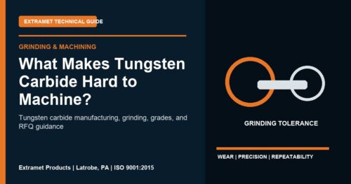 What Makes Tungsten Carbide Hard to Machine? - Extramet tungsten carbide technical guide