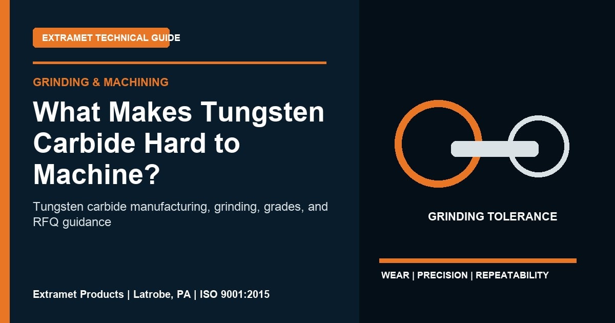 Extramet What Makes Tungsten Carbide Hard to Machine? - Extramet Products